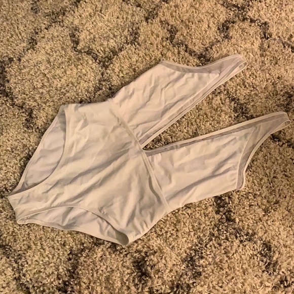 Missguided Other - White One Piece Swimsuit